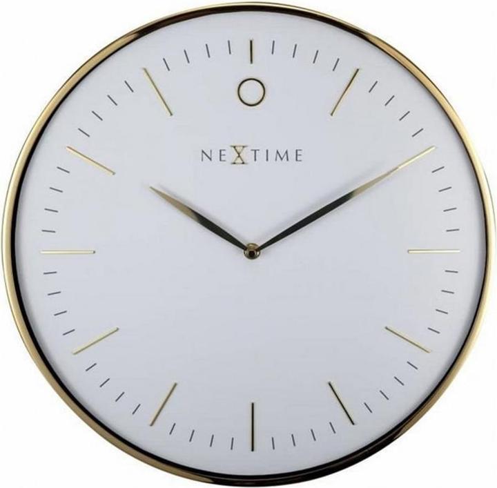 Actual product image Nextime Wall clock Glamour white (40 cm)