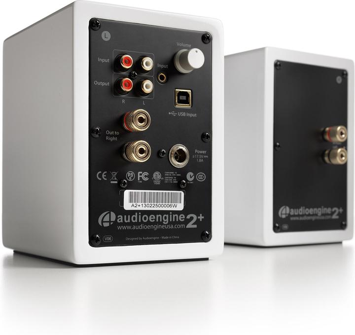 Actual product image Audioengine A2+ Wireless Pair, White (1 pair, 60 W)