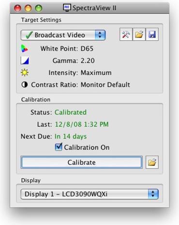 Actual product image NEC Calibration software SpectraView II USB Licence