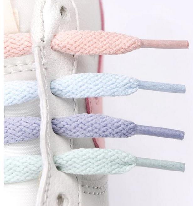 Actual product image MU Classic 1 Pair Pastel Series Shoelaces (120 cm)