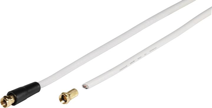 Produktbild Vivanco SAT Anschlusskabel Set, 110dB, 30m, wei?? (110 dB, Antennenkabel)