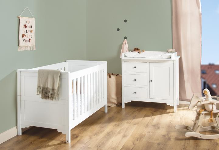 Immagine prodotto Pinolino Set di camerette per bambini "Chalet", 2 pezzi. (Fasciatoio, Culla)
