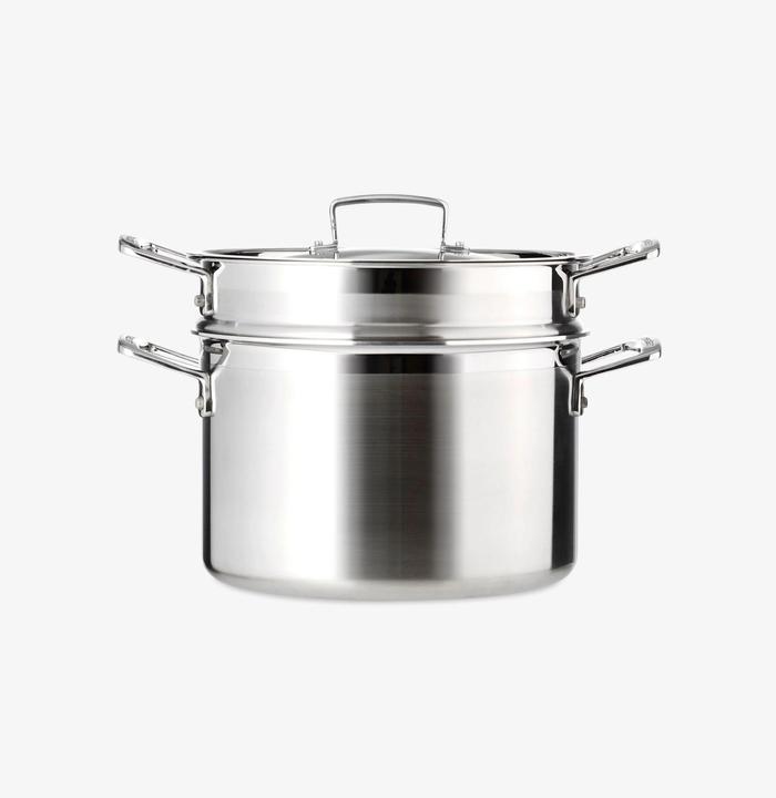 Produktbild Le Creuset Pastatopf mit Einsatz (Kochtopf, Aluminium, Edelstahl)