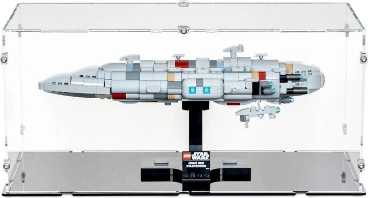 Actual product image iDisplayit Acrylic display for LEGO® 75405 Star Wars Home One Starcruiser (With black floor)
