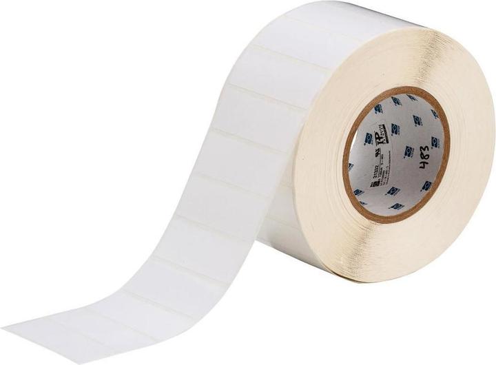 Brady THT-18-422-3, Polyester, Weiss, glänzend, 76.20 x 25.40 mm, permanent (3000 E.)