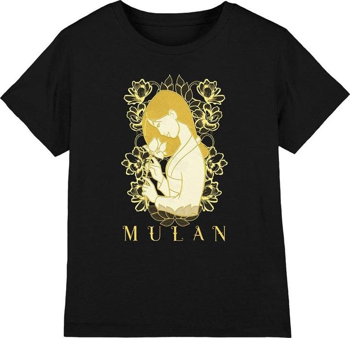 Actual product image Mulan Childrens/Kids Golden Garden T-Shirt (128)