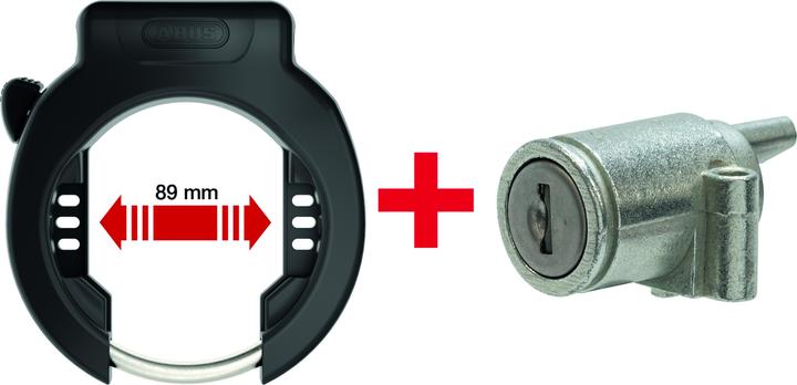 Image du produit Abus Serrure de cadre 4750XL & serrure de batterie IT2.1 T82 Bosch, même clé, noir