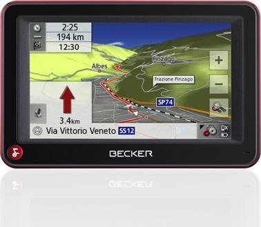 Becker ACTIVE 43 Talk, Bluetooth, TMC, cartes Europe