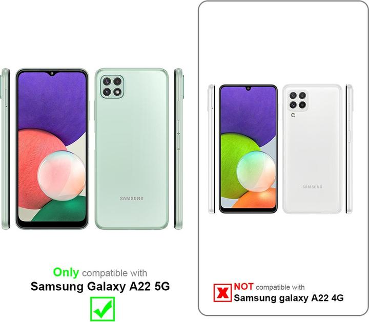 Actual product image Cadorabo TPU Liquid Ring Silicone Case Cover (Samsung Galaxy A22 5G)