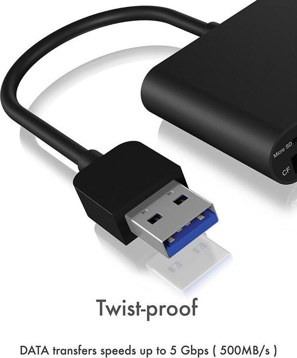 Actual product image Icy Box IB-CR301-U3, USB3.0 Multi-Card (USB 3.0)
