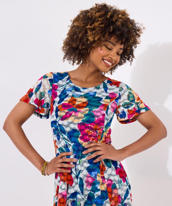 Actual product image Joe Browns Floral Lace Knee-Length Dress (42)