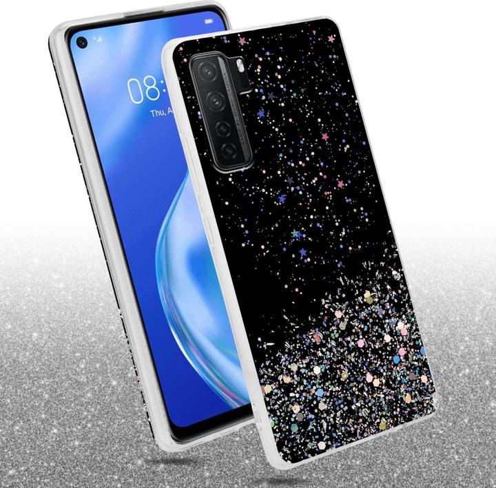 Image du produit Cadorabo Coque pour Huawei P40 LITE 5G / NOVA 7 SE TPU funkelnder Glitter (Huawei Nova 7 SE, Huawei P40 Lite 5G)