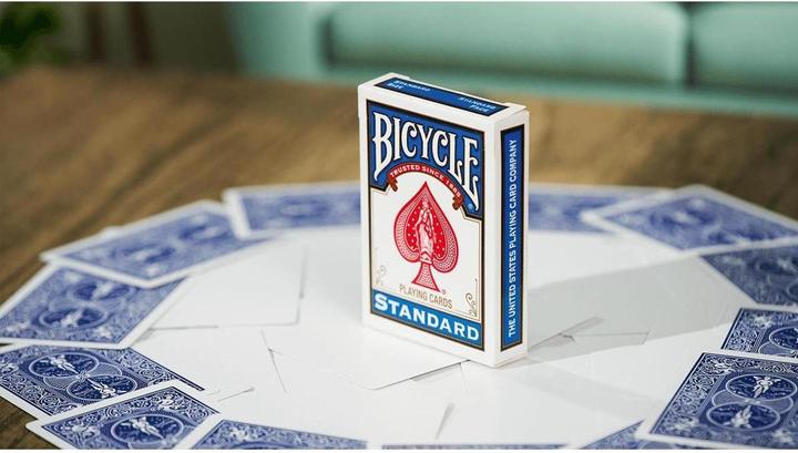 Actual product image Bicycle Blank Face Blue Back (English)