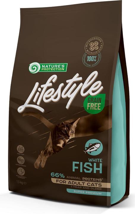 Produktbild Natures Protection Grain Free mit Weissfisch, 1.5 kg (Adult, 8 Stk., 1500 g)