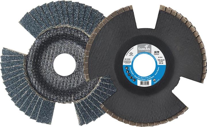 Produktbild Schleiflamellenteller SLTR Control Zirkonkorund ø 125 mm Korn 60 (60)