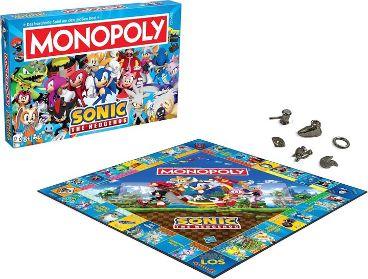 Image du produit Winning Moves Jeu de société Monopoly Sonic the Hedgehog *Version française*. (Allemand)