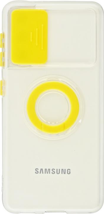 Image du produit PhoneLook Coque Caméra clapet avec anneau jaune (Samsung Galaxy S22+)