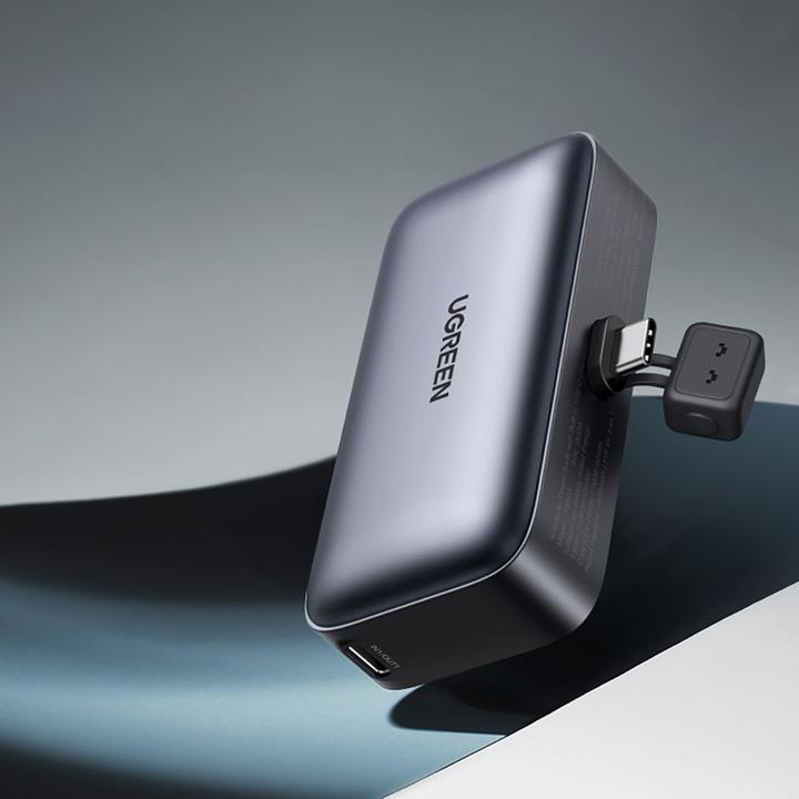 Produktbild Ugreen 5000mAh Power Bank with Built-in USB-C Connector (5000 mAh, 22.50 W, 18 Wh)
