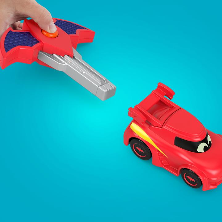 Actual product image Fisher-Price Batwheels Key Car Racer Redbird