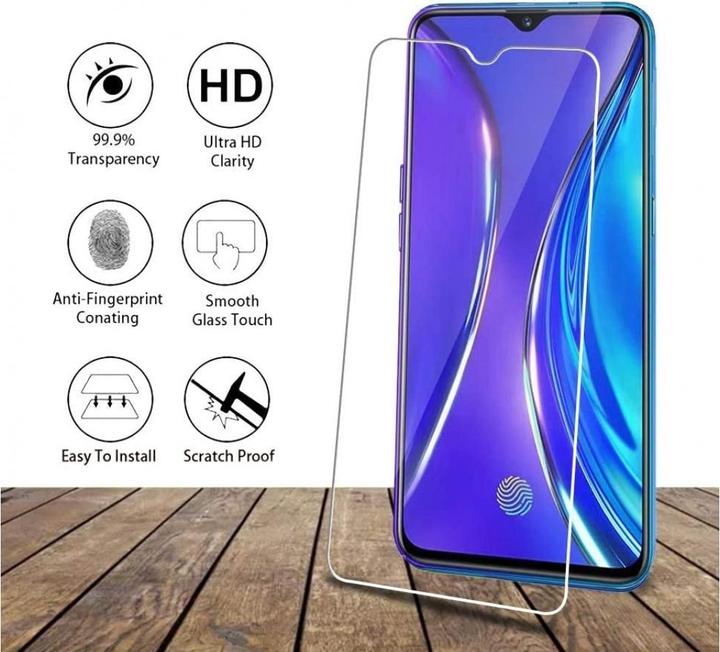 Actual product image Screenguard Realme X2 Armored Glass Protective Film Case Friendly Design (1 Piece, Realme X2)
