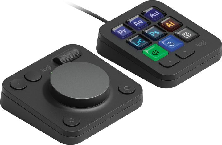 Logitech Mx Creative Console (Ohne Tastaturlayout, Kabelgebunden)