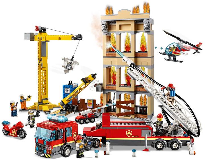 Image du produit LEGO Les pompiers du centre-ville (60216, LEGO City)