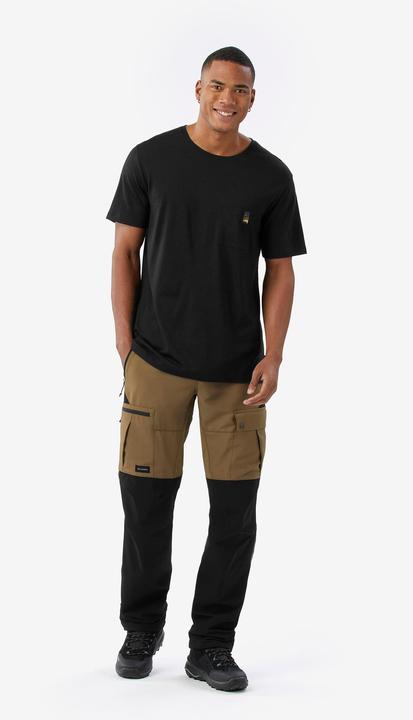 Image du produit Simond T-shirt manches courtes 100 % laine mérinos homme, Merino 100% noir (L)