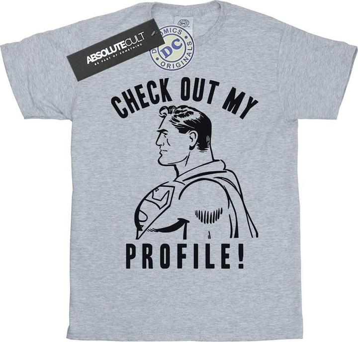Produktbild Superman Check Out My Profile TShirt (XXL)