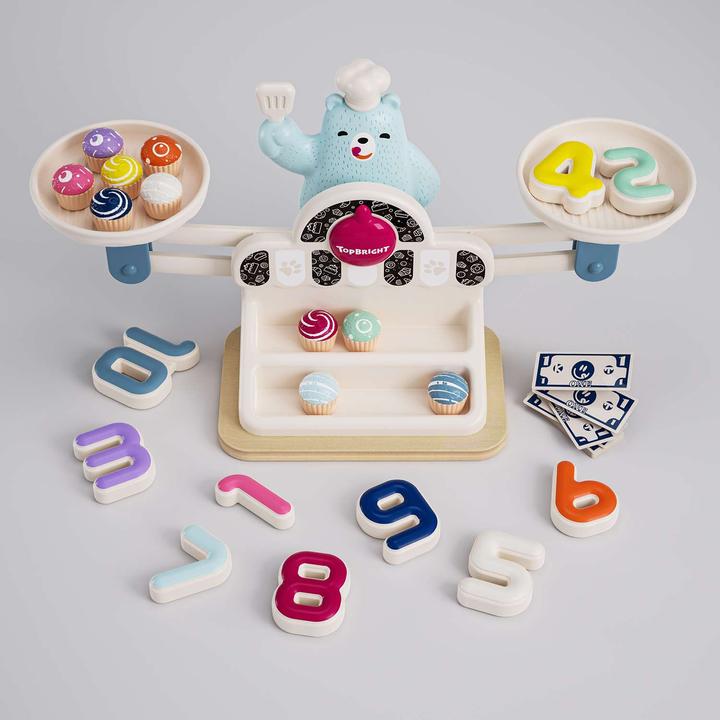 Actual product image Topbright Toys Yummy Bear Scale / Yummy Bear Scale TOY AWARD 2023 (German, English, French, Italian, Spanish, Dutch, Slovak, Czech, Russian, Romanian, Serbian, Swedish, Slovenian, Norwegian, Bosnian, Croatian, Bulgarian, Lithuanian)
