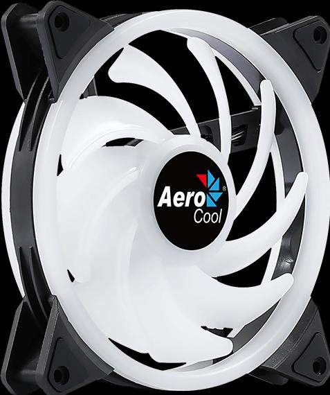 Produktbild AeroCool Duo 14 Computergehäuse Ventilator 14 cm Schwarz (140 mm, 1 x)