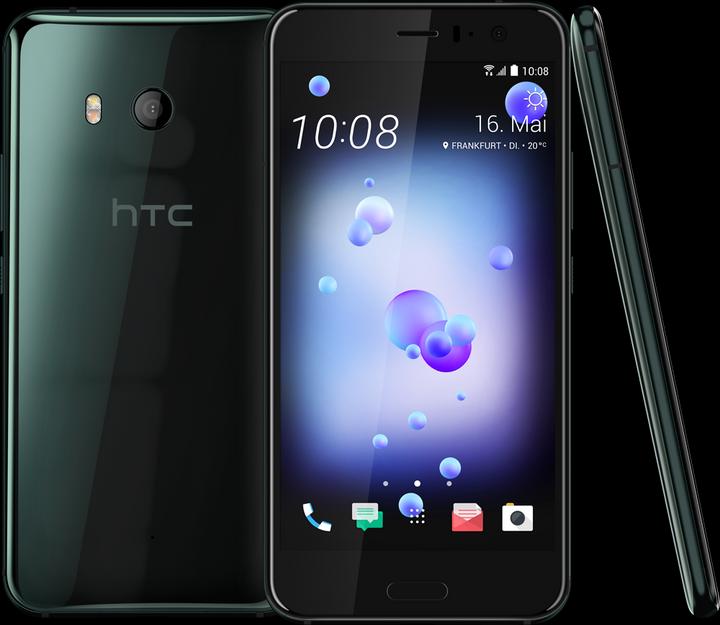 HTC U11 (128 GB, Brilliant Black, 5.50", Hybrid Dual SIM, 12.20 Mpx, 4G)