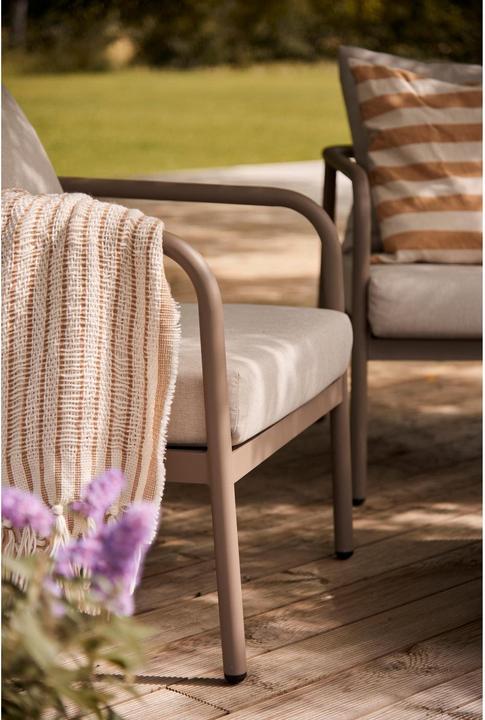 Actual product image Schou Olga lounge set, 4-piece set, Dusty Walnut