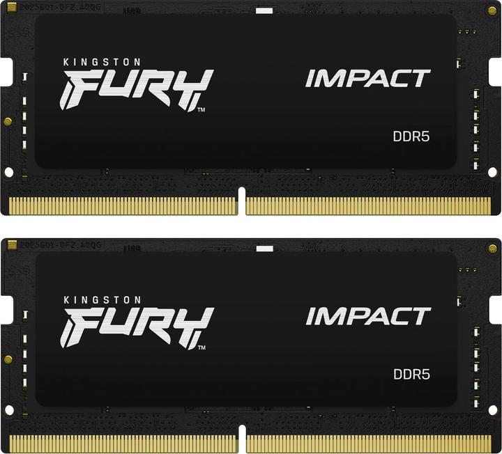 Immagine prodotto Kingston FURY Impact (2 x 8GB, 4800 MHz, RAM DDR5, SO-DIMM)
