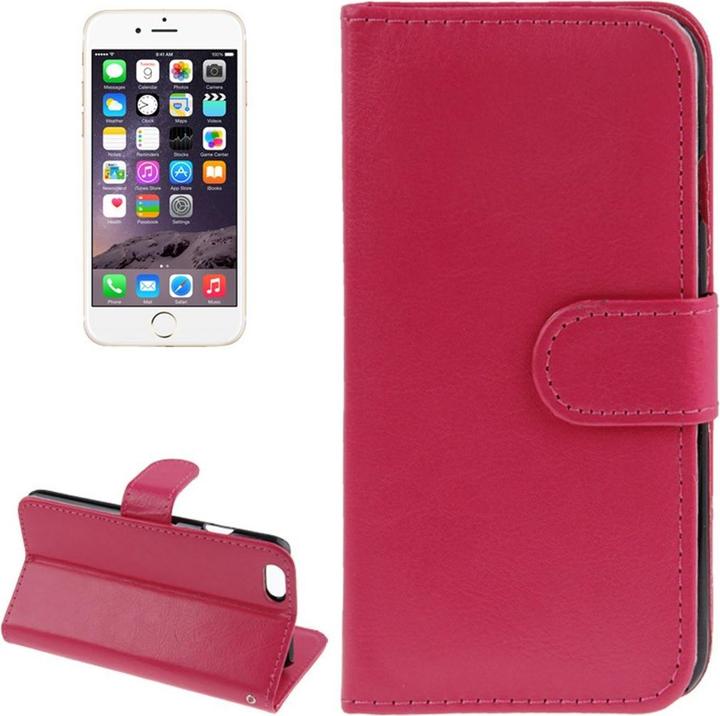 König Design Schutzhülle Handytasche (Flip Quer) für Handy Apple iPhone 6 Plus Pink (Apple iPhone 6 Plus)