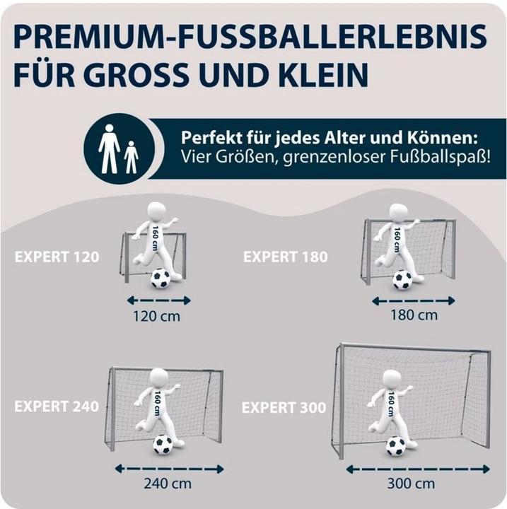 Actual product image Hudora Expert 240 football goal