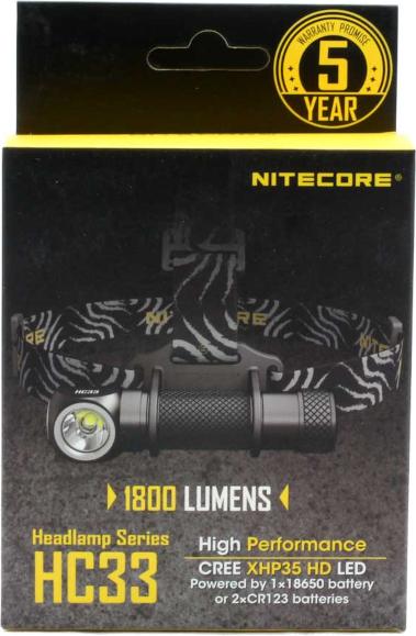 Actual product image Nitecore Hc33 (1800 lm)