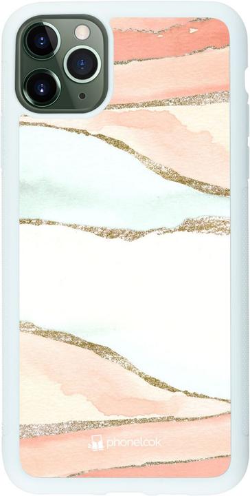 Image du produit PhoneLook Coque Silicone rigide blanc Shimmering Orange (Apple iPhone 11 Pro Max)