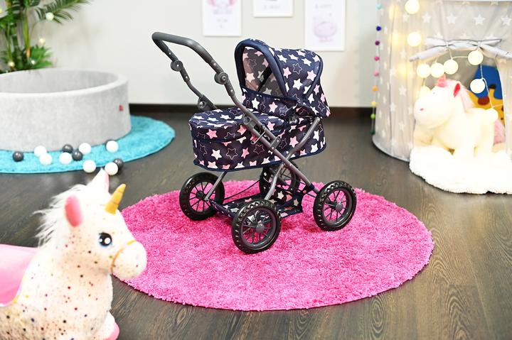 Image du produit Knorrtoys Puppenwagen First - "star blue pink"