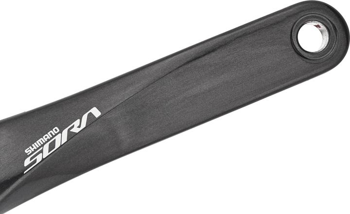 Actual product image Shimano Sora FC-R3000 crankset 2x9-speed 50-34 T. (170 mm)