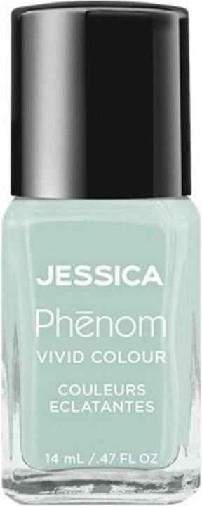 Immagine prodotto Jessica Smalto per unghie Phenom Vivid Colour Smalto per unghie in gel a lunga durata senza luci UV Celestia (Azzurro cielo, Smalto per unghie effetto gel)
