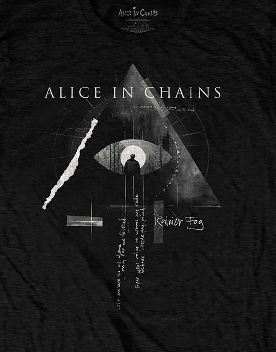 Produktbild Alice In Chains Adult Fog Mountain Back Print T-shirt (S)