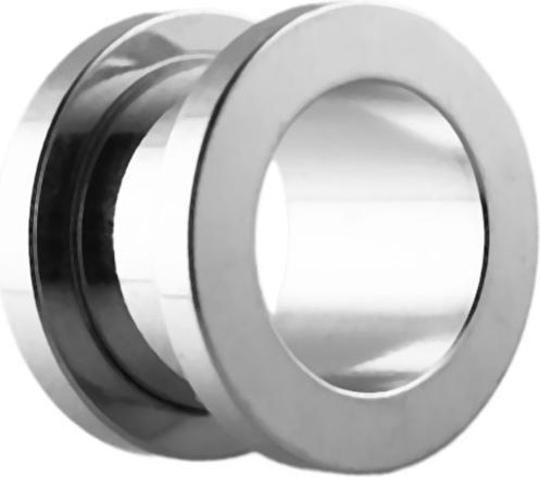 Star Piercing Flesh Tunnel silber (Chirurgenstahl 316L)