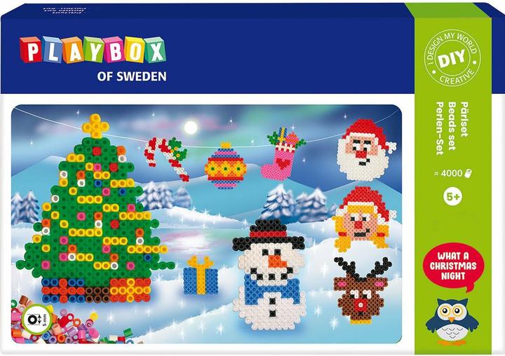 Actual product image Playbox Bügelperlen Weihnachtsset 4000Stück