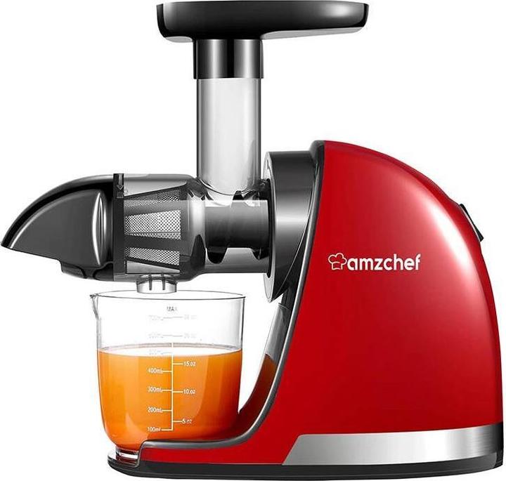 Actual product image Amzchef Slow Juicer 1501-RD (Red)