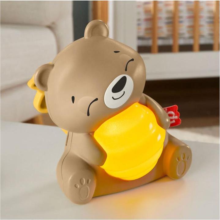 Actual product image Fisher-Price Soothing Bear Takeaway Music Box for Babies with Adjustable Timer for Newborns