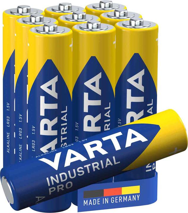 Actual product image Varta industrial alkali (10 pcs., AAA, 1250 mAh)