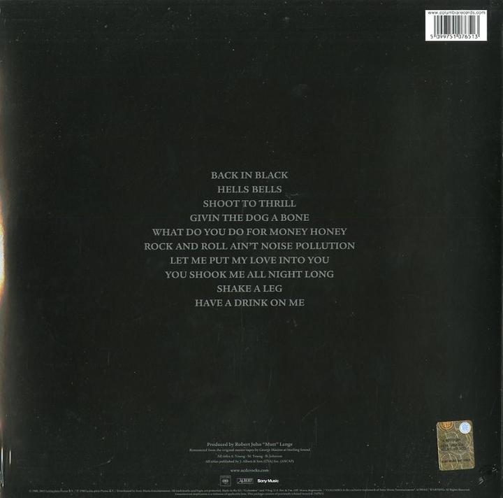 Produktbild Back In Black (AC/DC, 2009)