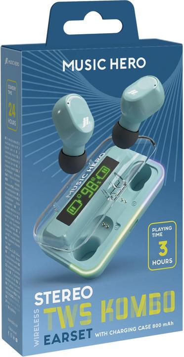 Immagine prodotto SBS Auricolari TWS con custodia di ricarica e schermo LCD (3 h, Senza fili)