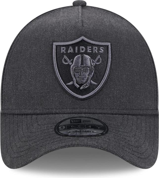 Produktbild New Era A-Frame Trucker Leinen Cap Las Vegas Raiders schwarz (One Size)