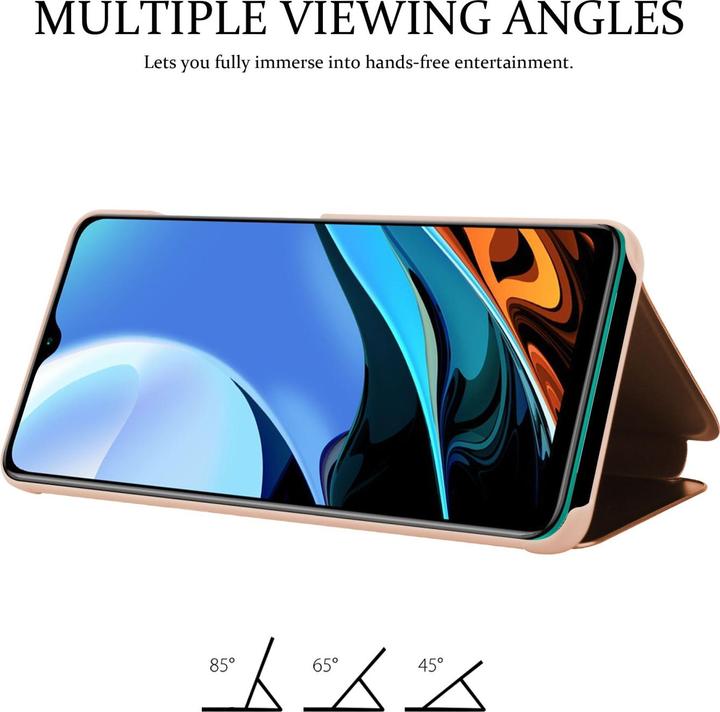 Produktbild Cadorabo Smart View Spiegel Book Hülle (Xiaomi Redmi 9T, Xiaomi Poco M3)